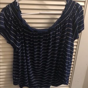 Off the shoulder shirt